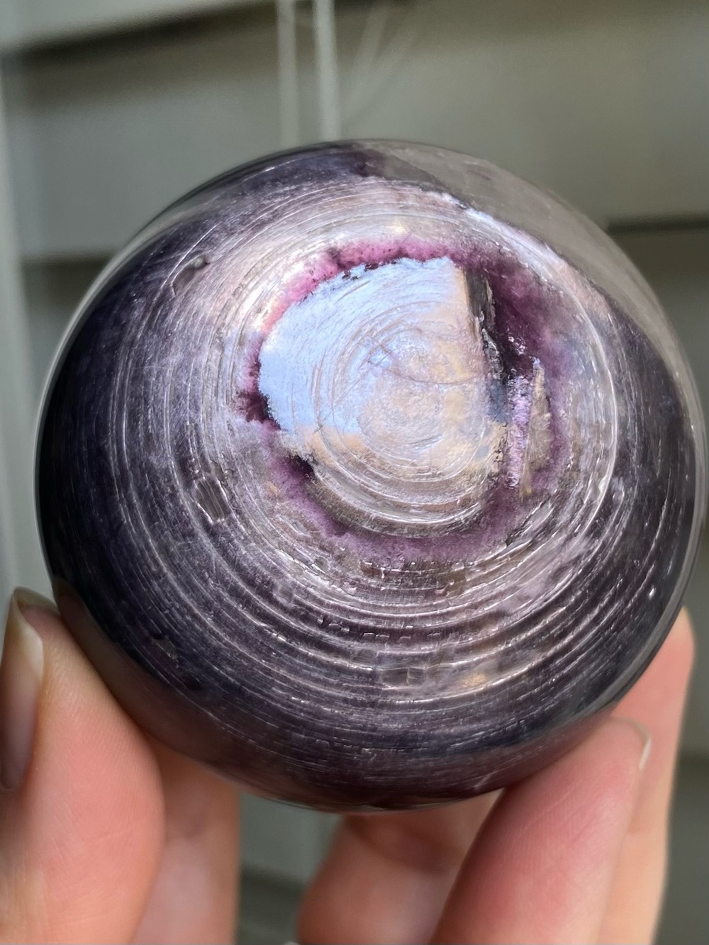 ✨ Purple Mica Crystal Sphere — Double A Quality ✨